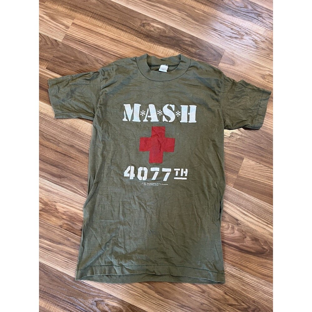 Vintage 1981 MASH Television Show 20th Century Fox Film T Shirt Single Stitch